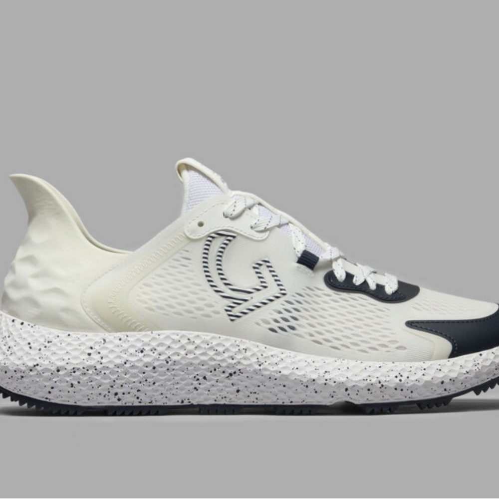 G/FORE Cream and Black Athletic Sneakers